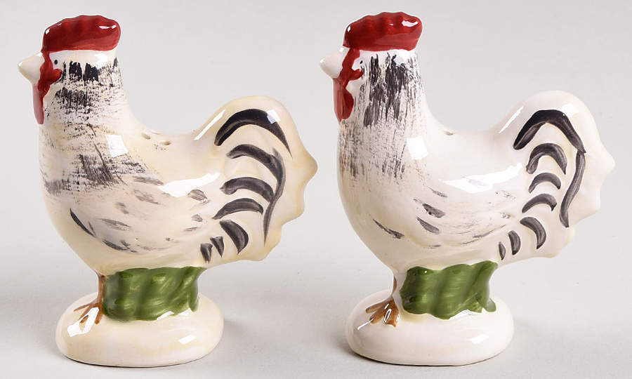 Country Cottage Figural Salt & Pepper Set by Pfaltzgraff-1