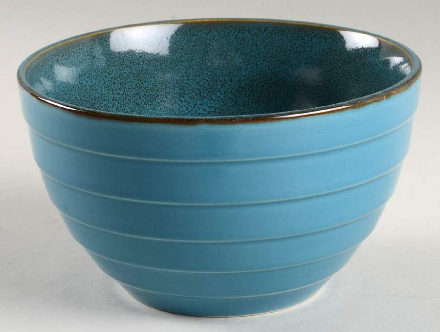 Athena Teal Soup/Cereal Bowl by Pfaltzgraff-1