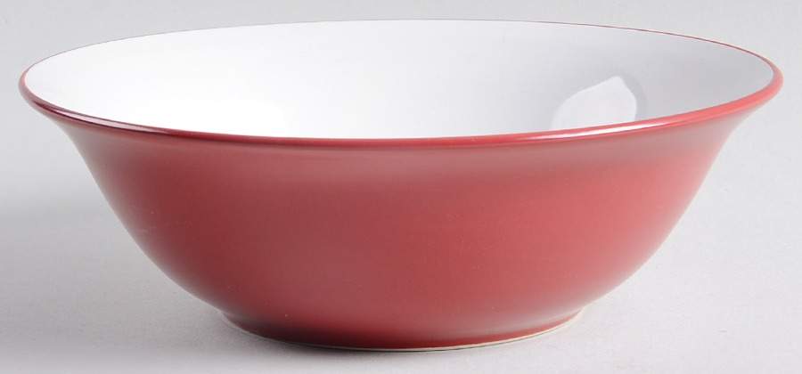 Harmony Red 9" Round Vegetable Bowl by Pfaltzgraff-1