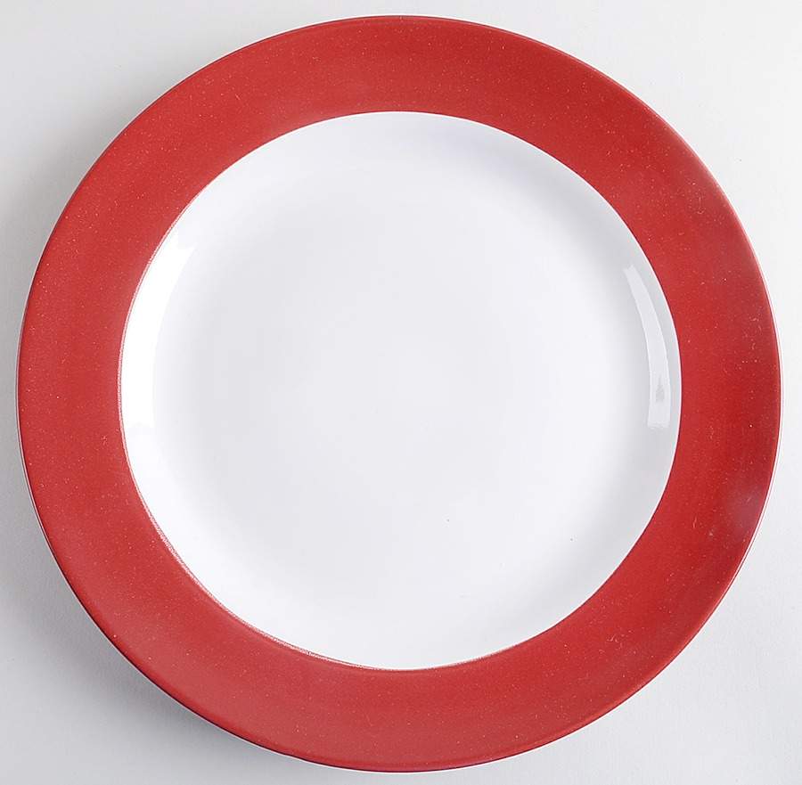Harmony Red 12" Chop Plate (Round Platter) by Pfaltzgraff-1