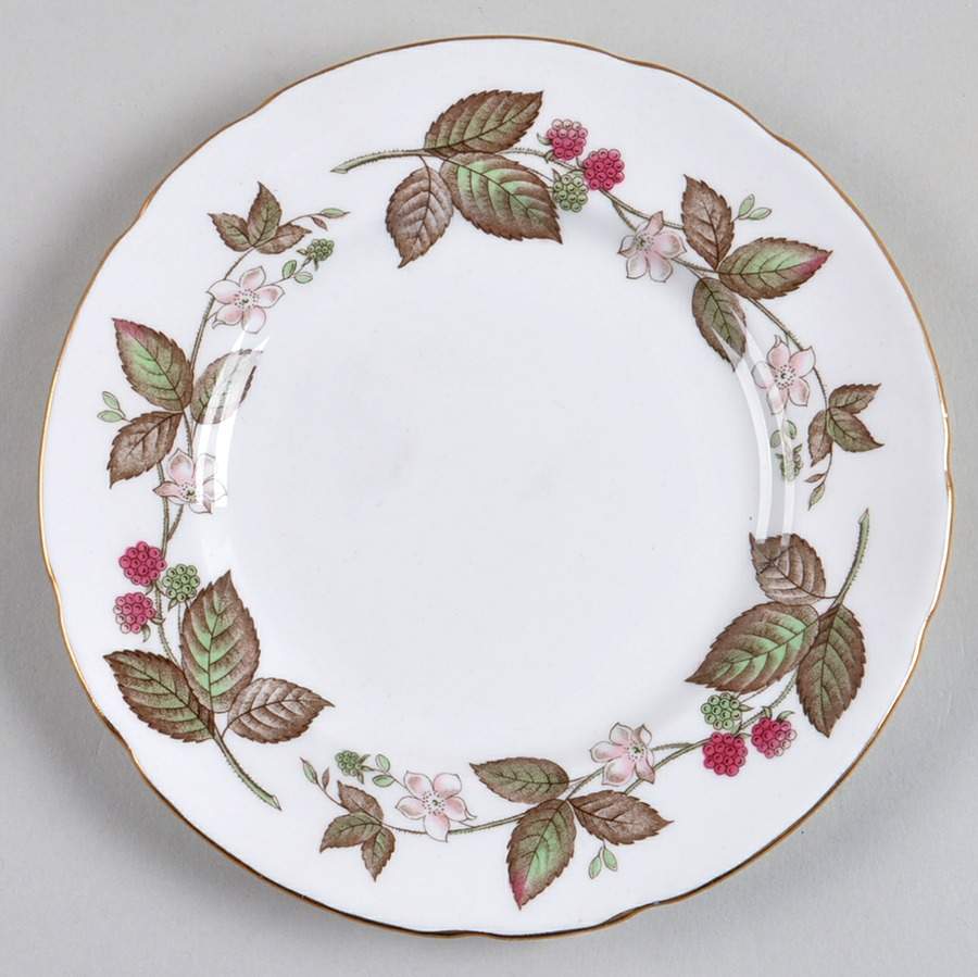Green Briar Scalloped Bread & Butter Plate by Paragon-1