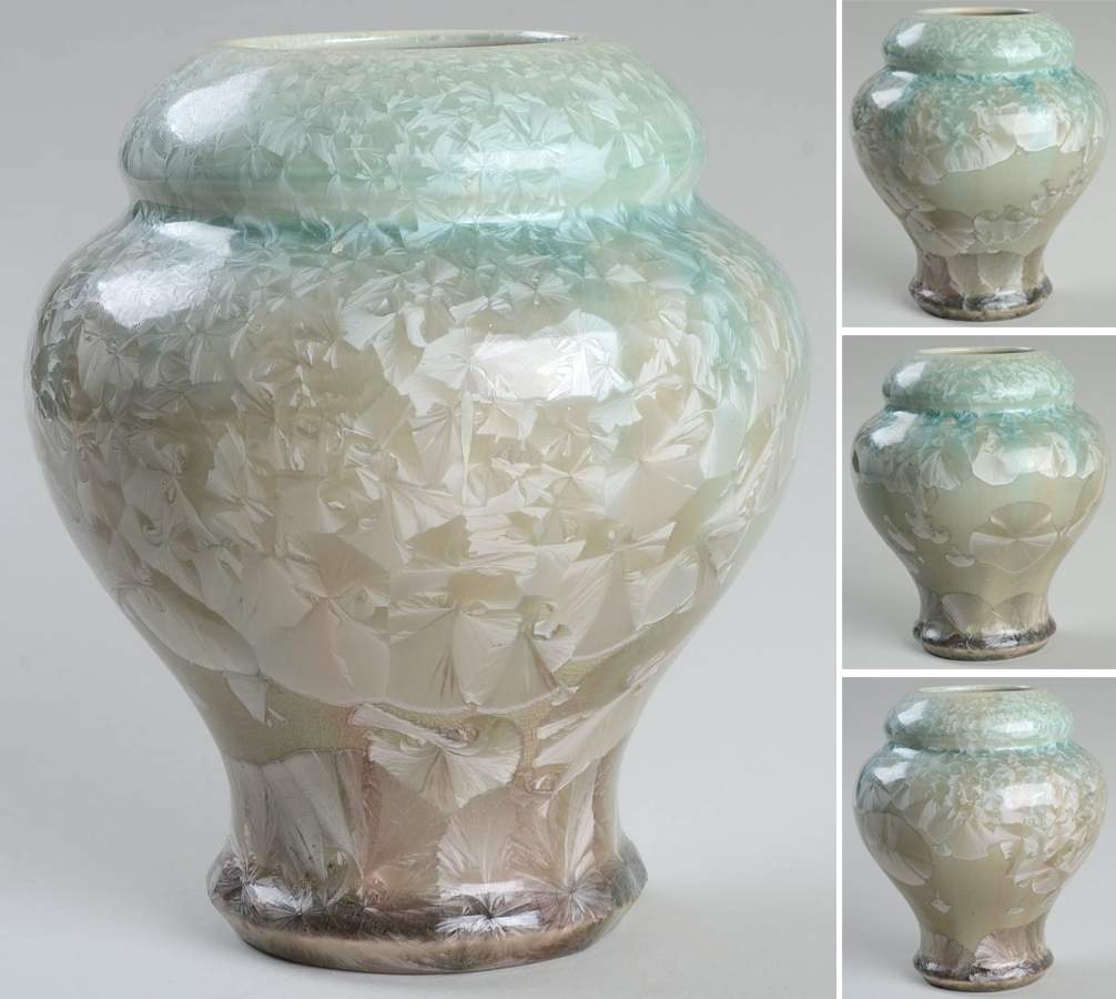 Phil Morgan (Crystalline) 5" Vase by Seagrove Pottery-1