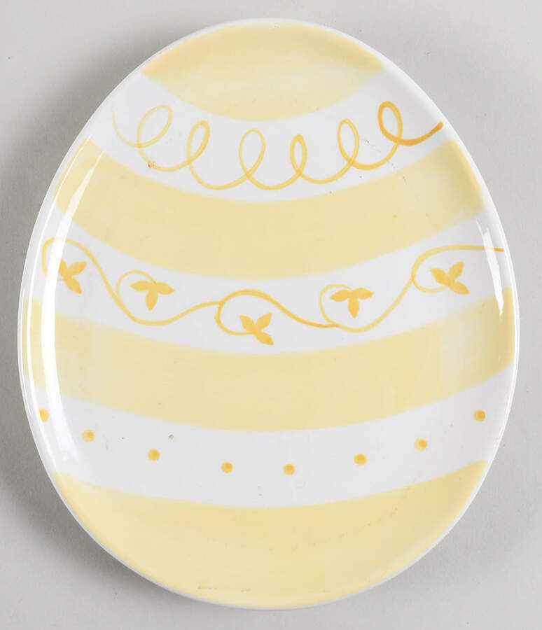 Easter Egg Plates Salad/Dessert Plate by Pottery Barn China-1
