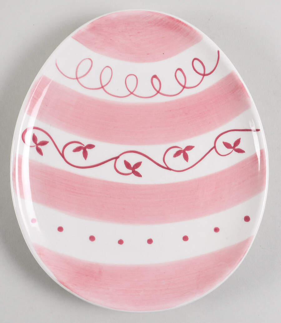 Easter Egg Plates Salad/Dessert Plate by Pottery Barn China-1