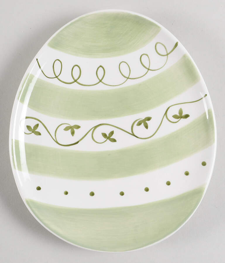 Easter Egg Plates Salad/Dessert Plate by Pottery Barn China-1