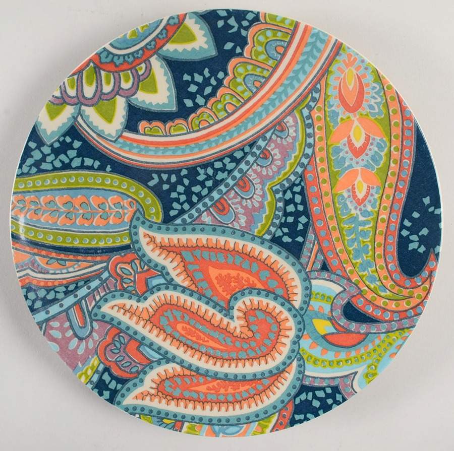 Ana Paisley Salad Plate by Pottery Barn China-1