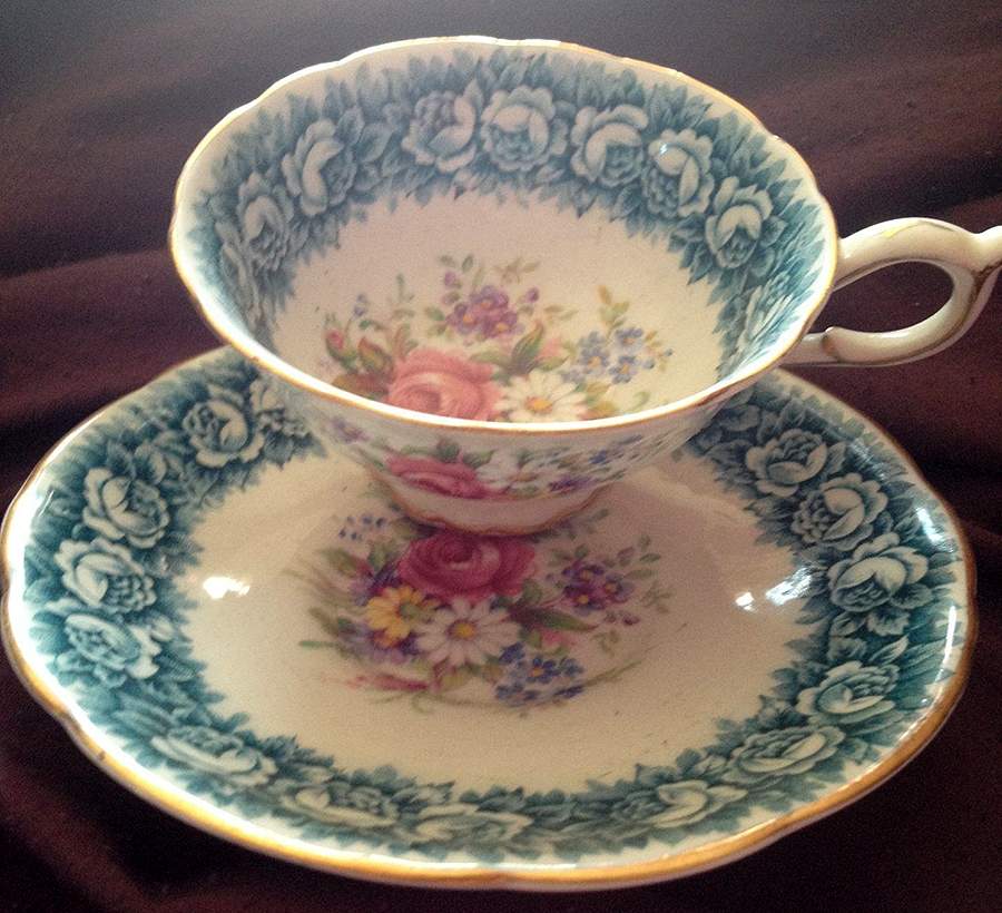 G5601-2 Footed Cup & Saucer Set by Paragon-1