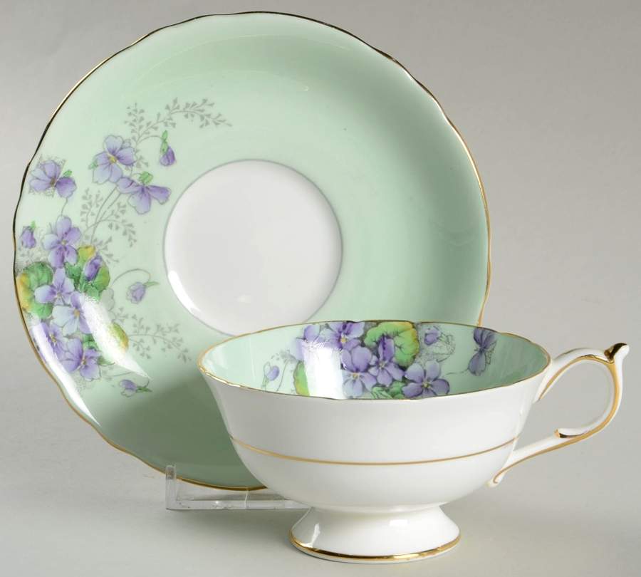 A1272 Footed Cup & Saucer Set by Paragon-1