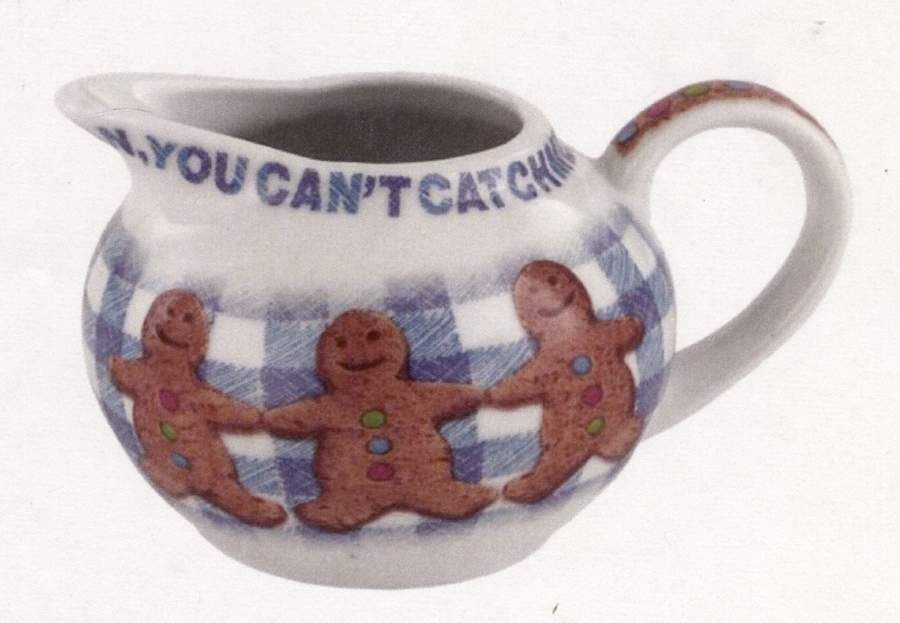 Gingerbread Man Creamer by Cardew Design-1