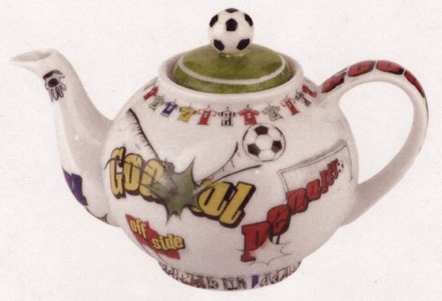 Soccer Football Mini Teapot & Lid by Cardew Design-1