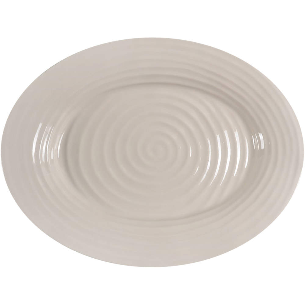 Sophie Conran Pebble 17" Oval Serving Platter by Portmeirion-1