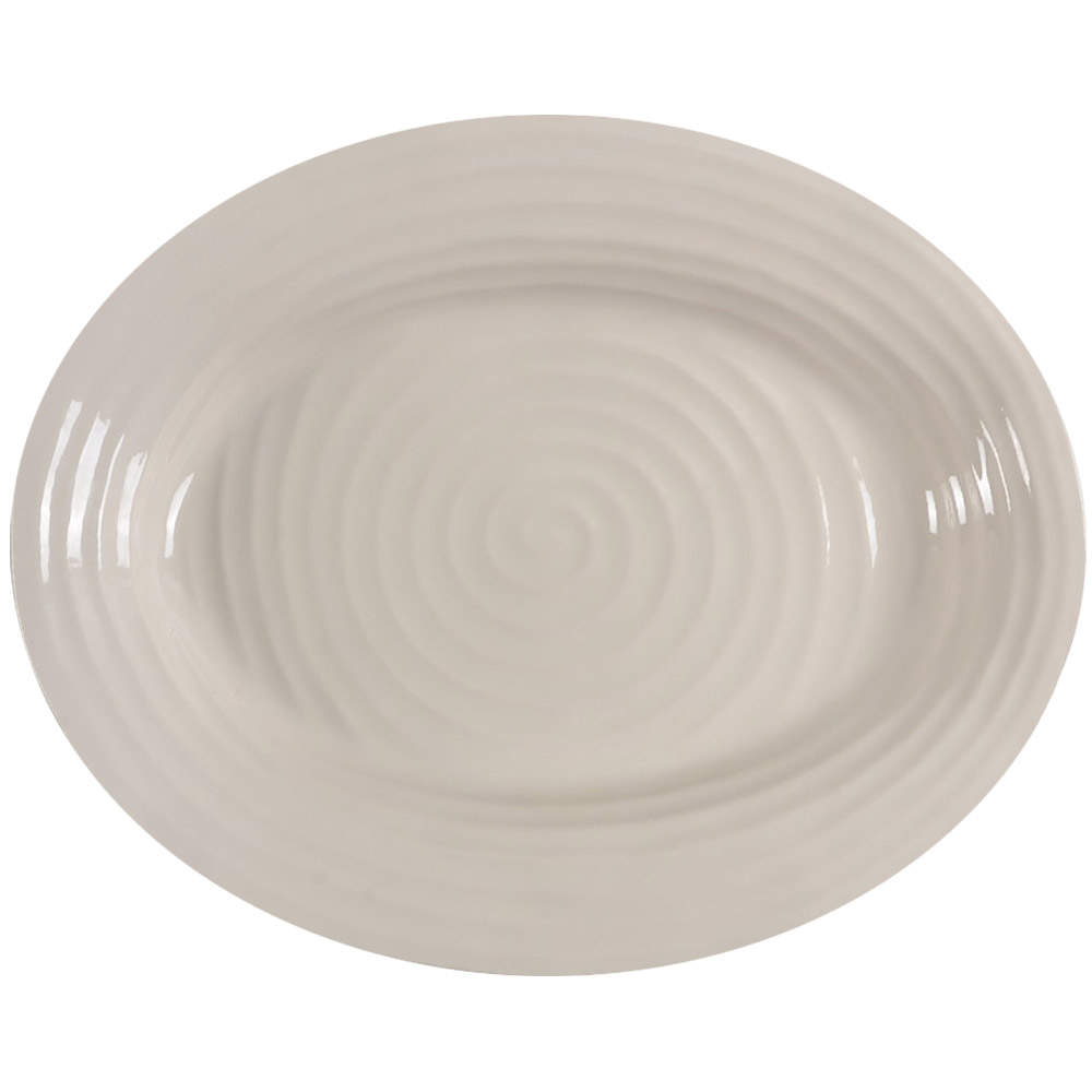 Sophie Conran Pebble 14" Oval Serving Platter by Portmeirion-1