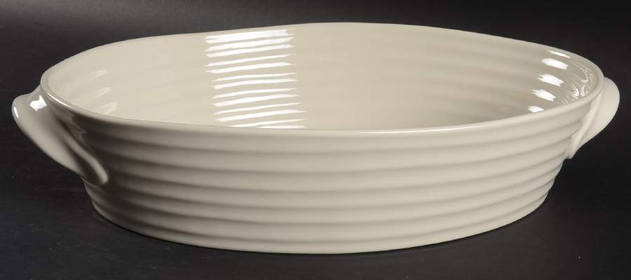 Sophie Conran Pebble 12" Oval Roaster by Portmeirion-1
