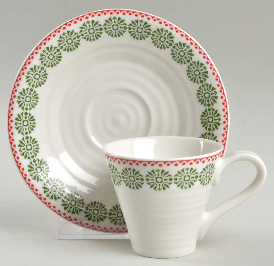 Sophie Conran Christmas Espresso Cup and Saucer Set by Portmeirion-1
