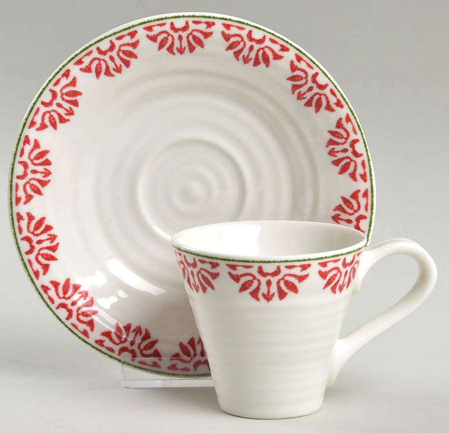 Sophie Conran Christmas Espresso Cup and Saucer Set by Portmeirion-1