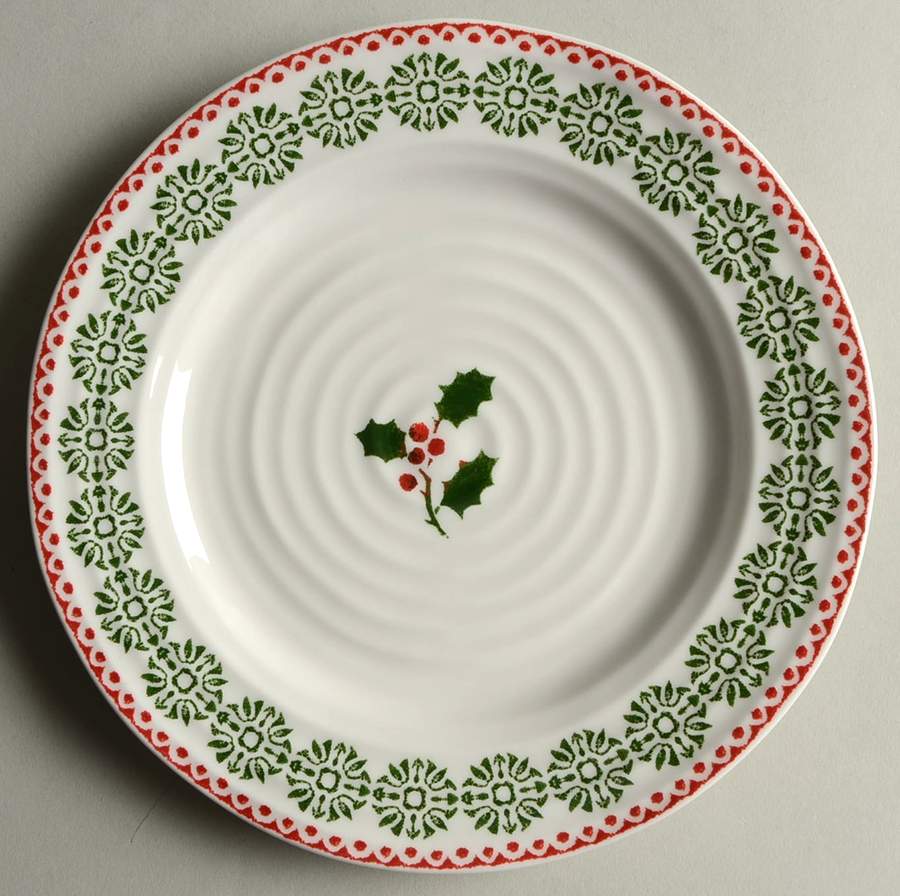 Sophie Conran Christmas Salad/Dessert Plate by Portmeirion-1