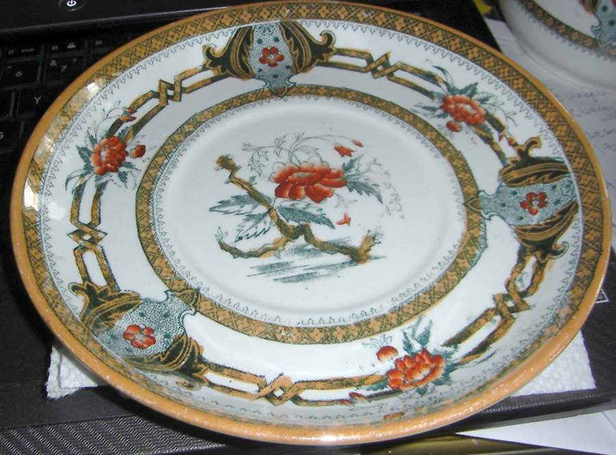 Belus Dinner Plate by Petrus Regout & Co-1