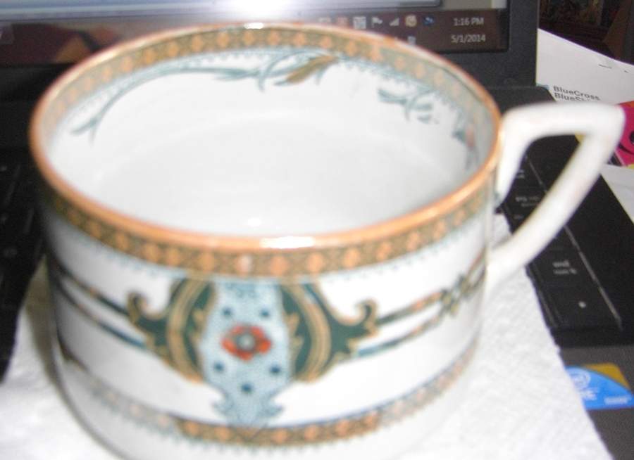 Belus Flat Cup by Petrus Regout & Co-1