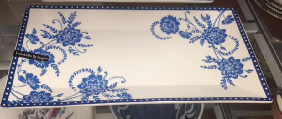PYI14 12" Rectangular Serving Platter by Portobello By Inspire-1
