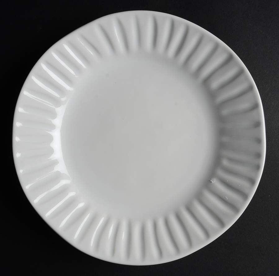 Finger White Salad Plate by Primagera-1