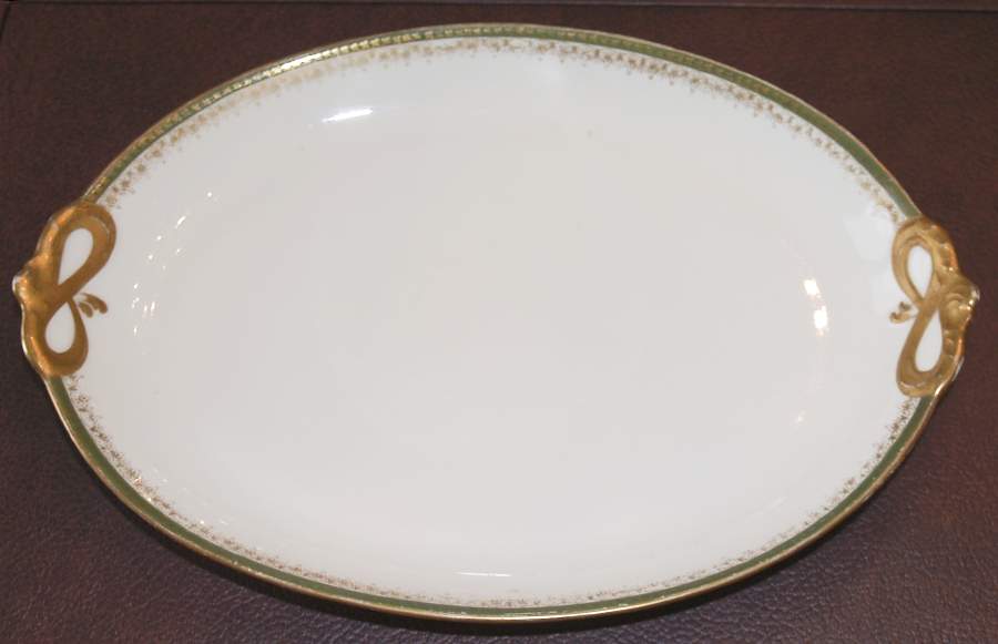 POY815 11" Oval Serving Platter by Jean Pouyat-1