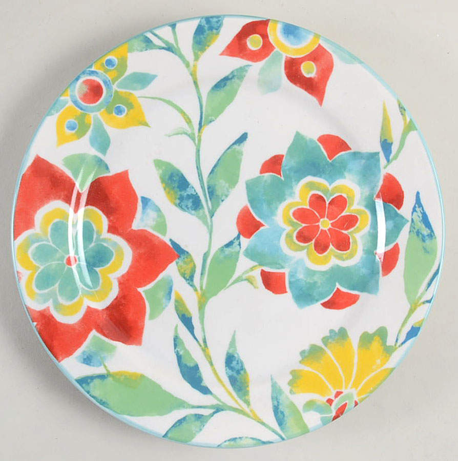 Floral Medallion Salad Plate by Pfaltzgraff-1
