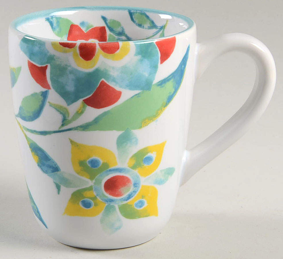 Floral Medallion Mug by Pfaltzgraff-1