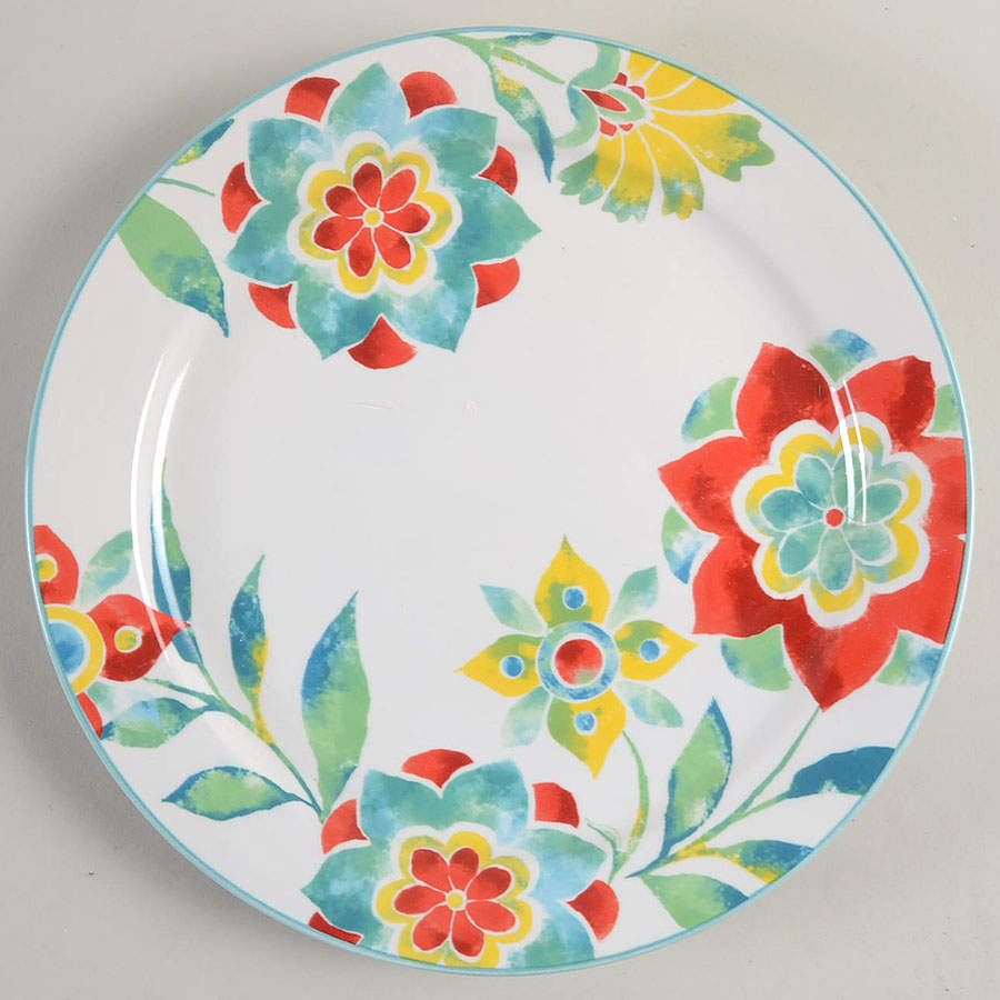 Floral Medallion Dinner Plate by Pfaltzgraff-1