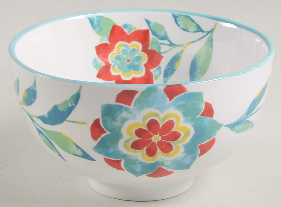 Floral Medallion Fruit/Dessert (Sauce) Bowl by Pfaltzgraff-1