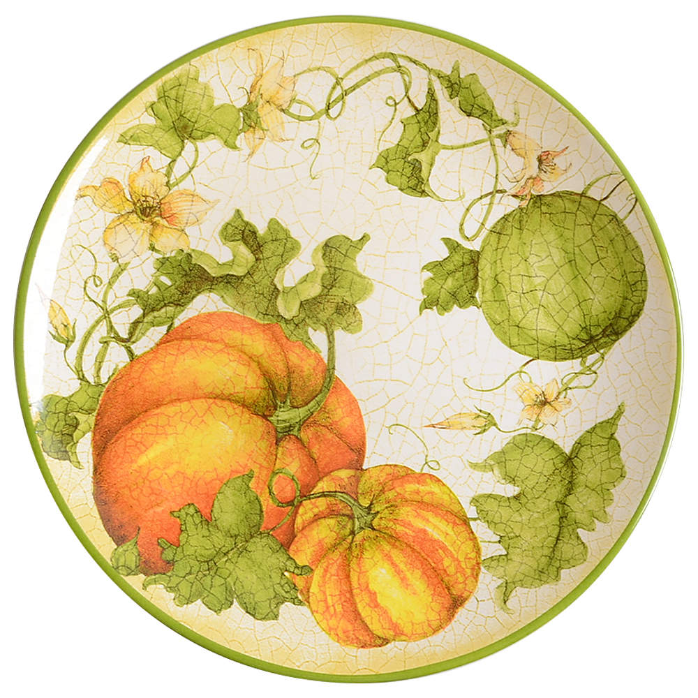Harvest Garden Dinner Plate by Pier 1-1