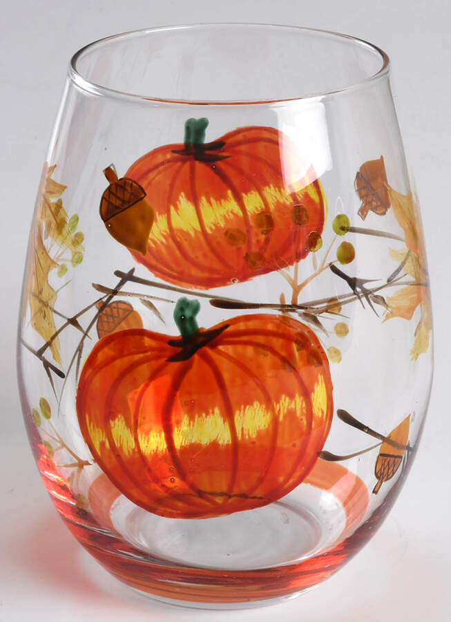 Harvest Garden Glassware Stemless Wine by Pier 1-1