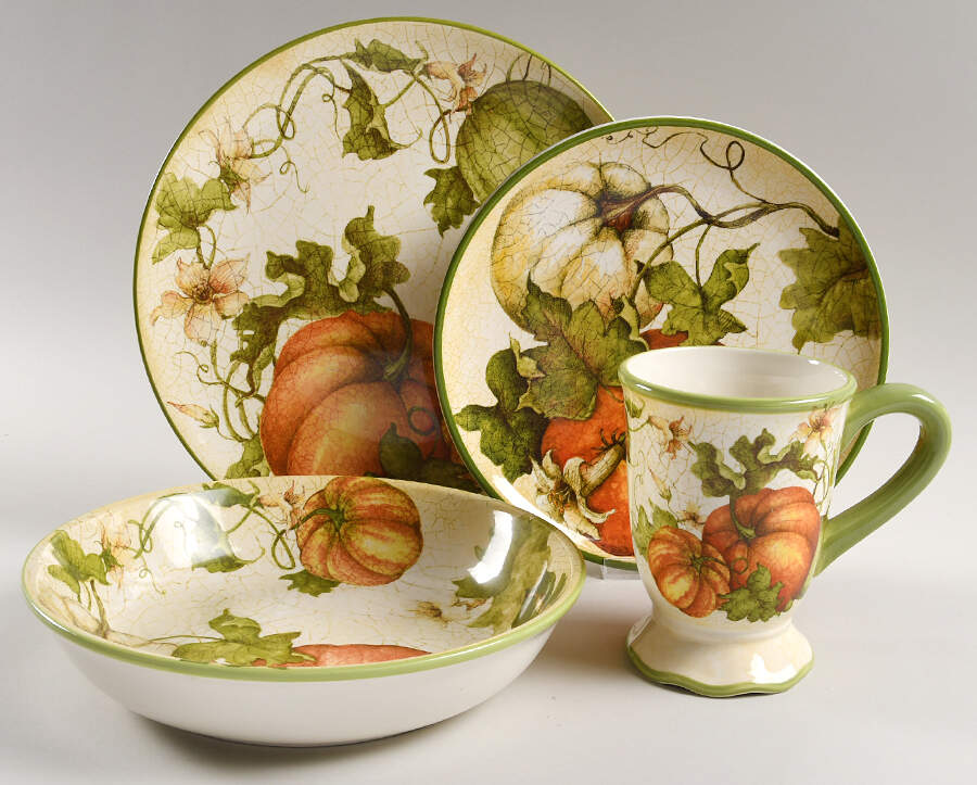 Harvest Garden 4 Piece Place Setting by Pier 1-1
