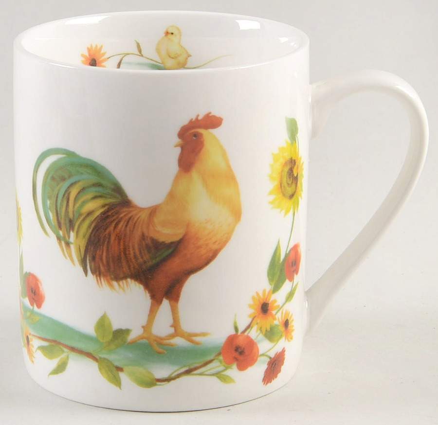 Rooster Meadow Mug by Pfaltzgraff-1