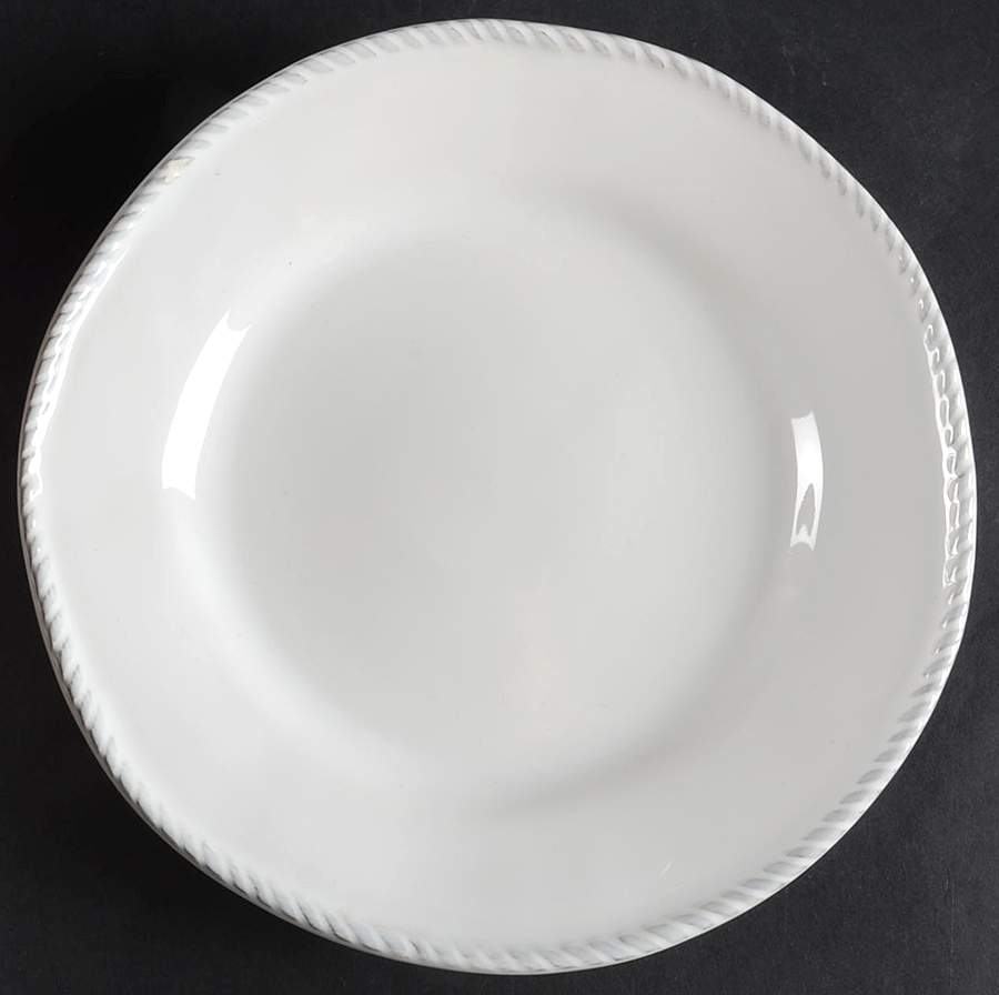 Nautic White Salad Plate by Primagera-1