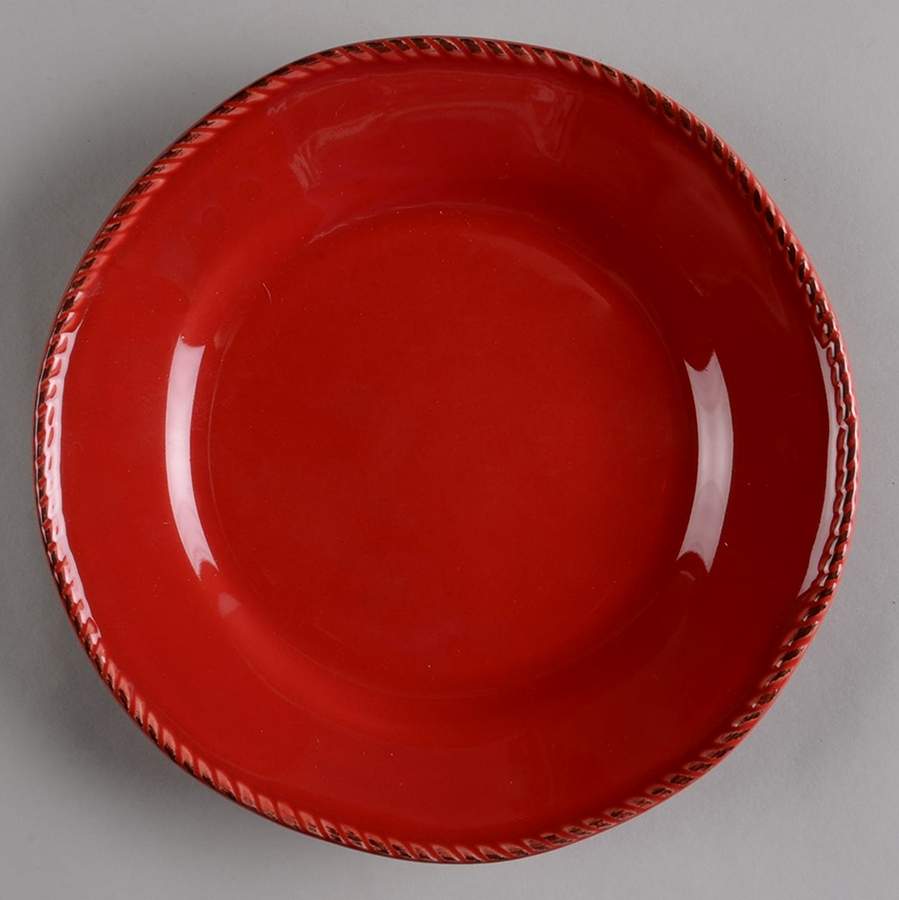 Nautic Red Salad Plate by Primagera-1