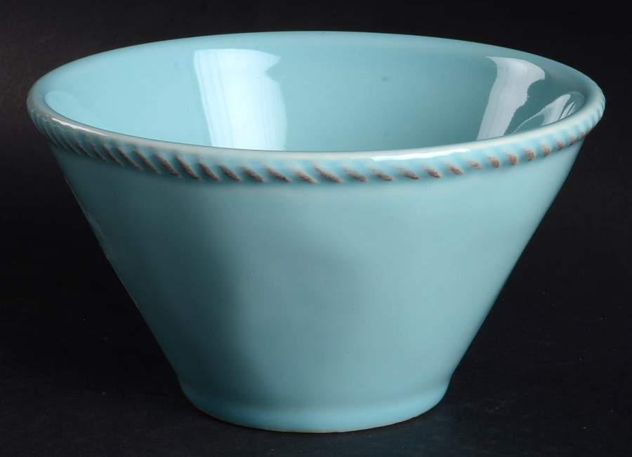 Nautic Light Blue Soup/Cereal Bowl by Primagera-1