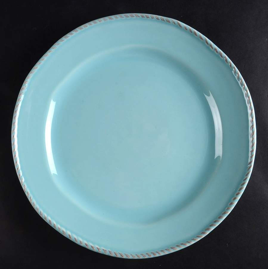Nautic Light Blue Dinner Plate by Primagera-1