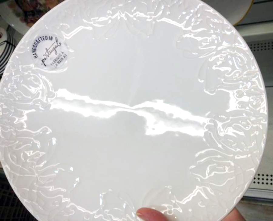 PMZ16 White Dinner Plate by Primagera-1