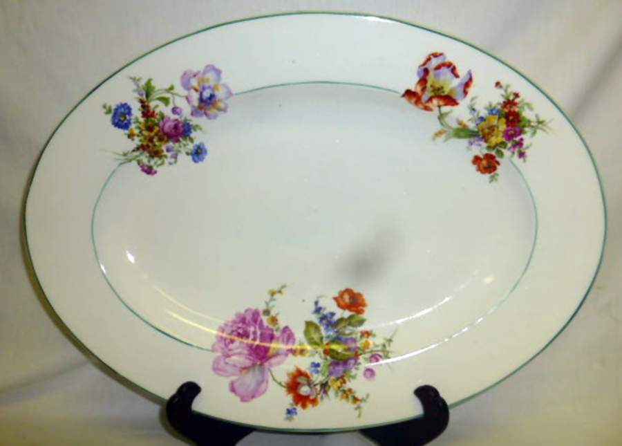 PHE60 14" Oval Serving Platter by Phoenix (Czech)-1
