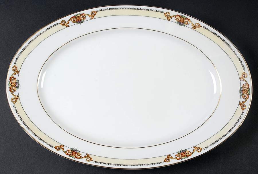 6654 14" Oval Serving Platter by Pirkenhammer-1