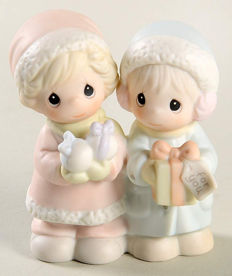 Tammy and Debbie-Sugar Town Heart-Tammy And Debbie - Heart Trademark With Box by Precious Moments-1