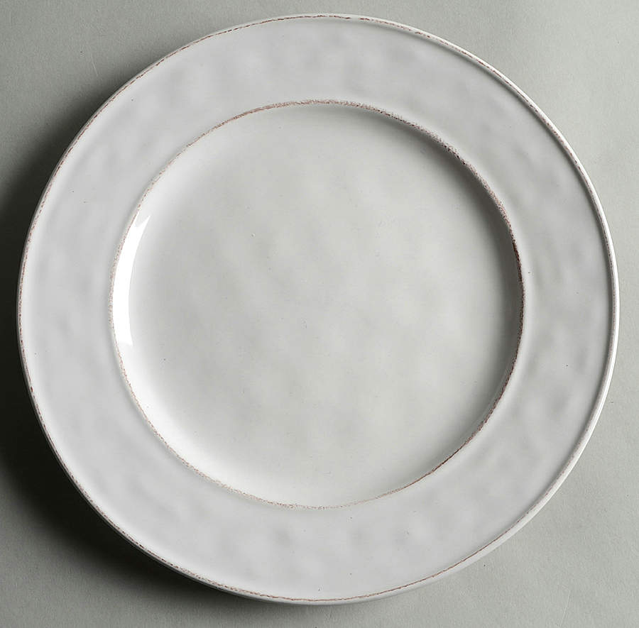 Martillo White Luncheon Plate by Pier 1-1