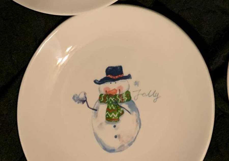 Christmas Icon Appetizer Plate by Pier 1-1