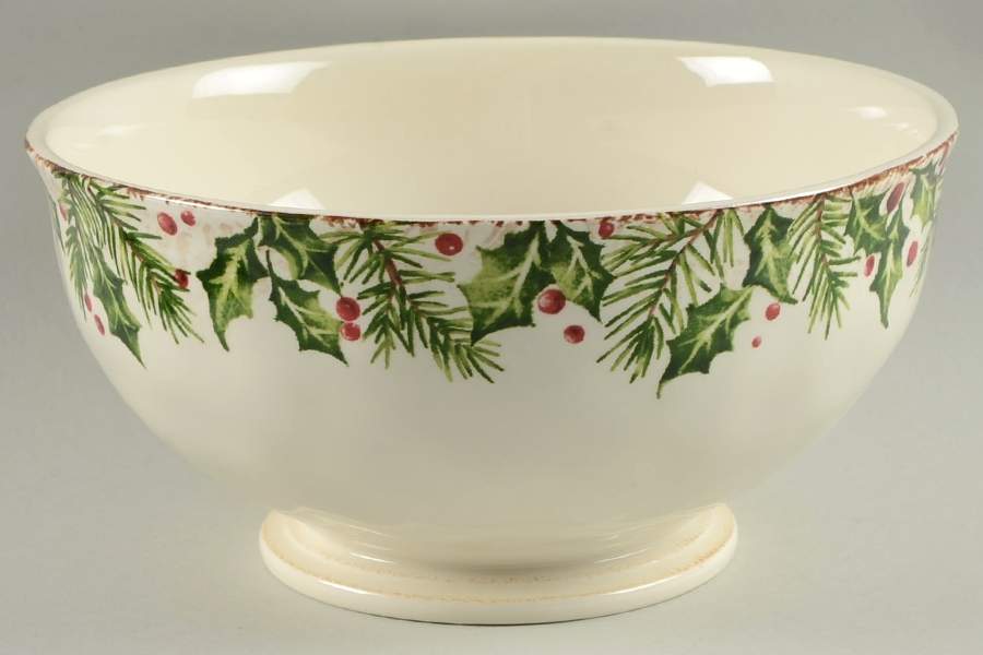 Winter's Wonder 8" Round Serving Bowl by Pier 1-1