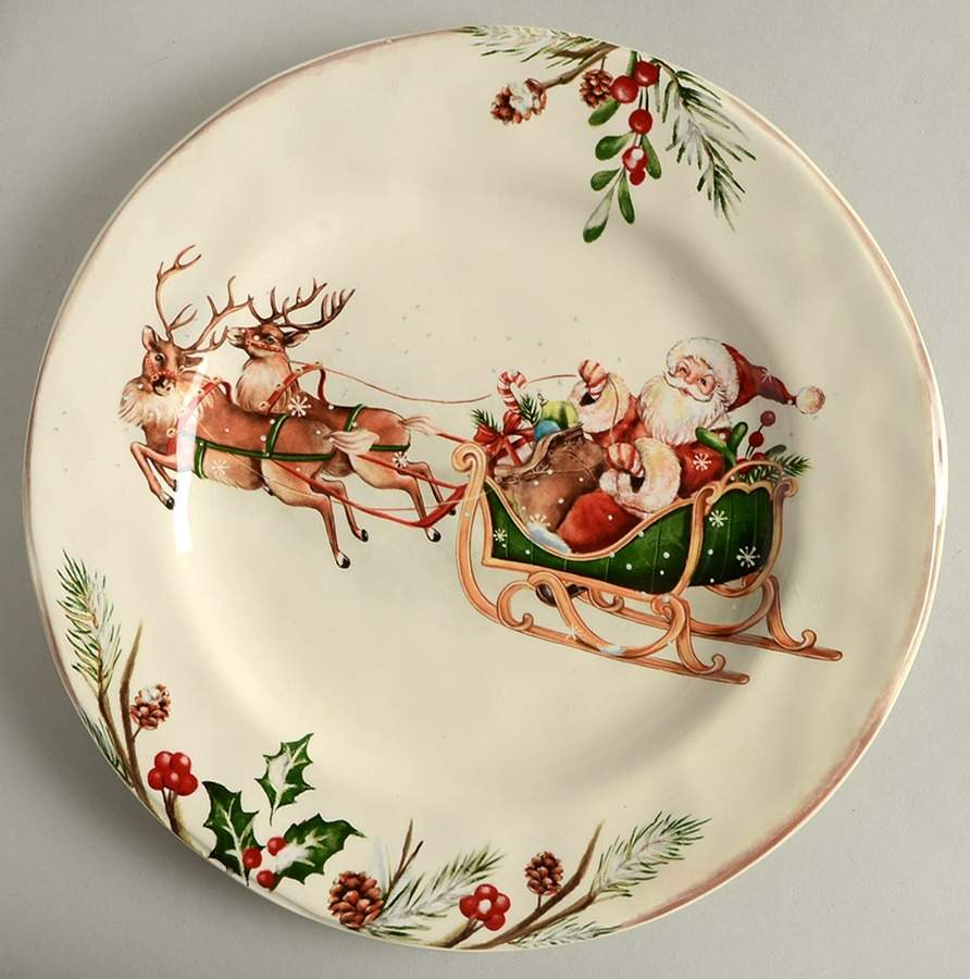 Winter's Wonder Accent Dinner Plate by Pier 1-1