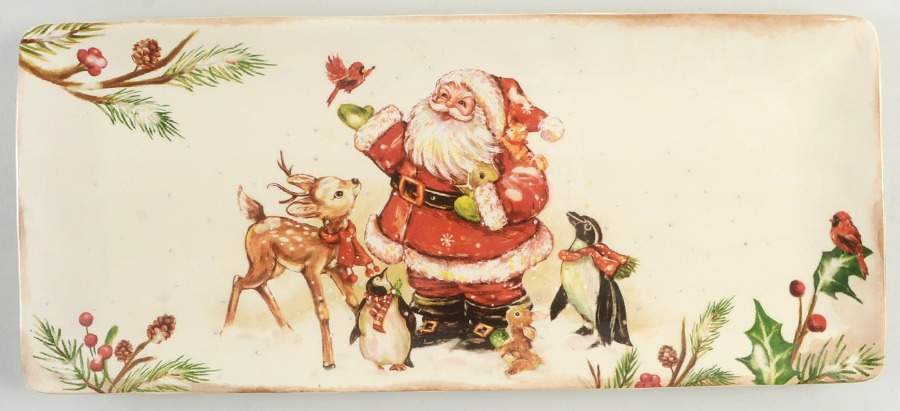 Winter's Wonder 14" Rectangular Serving Platter by Pier 1-1