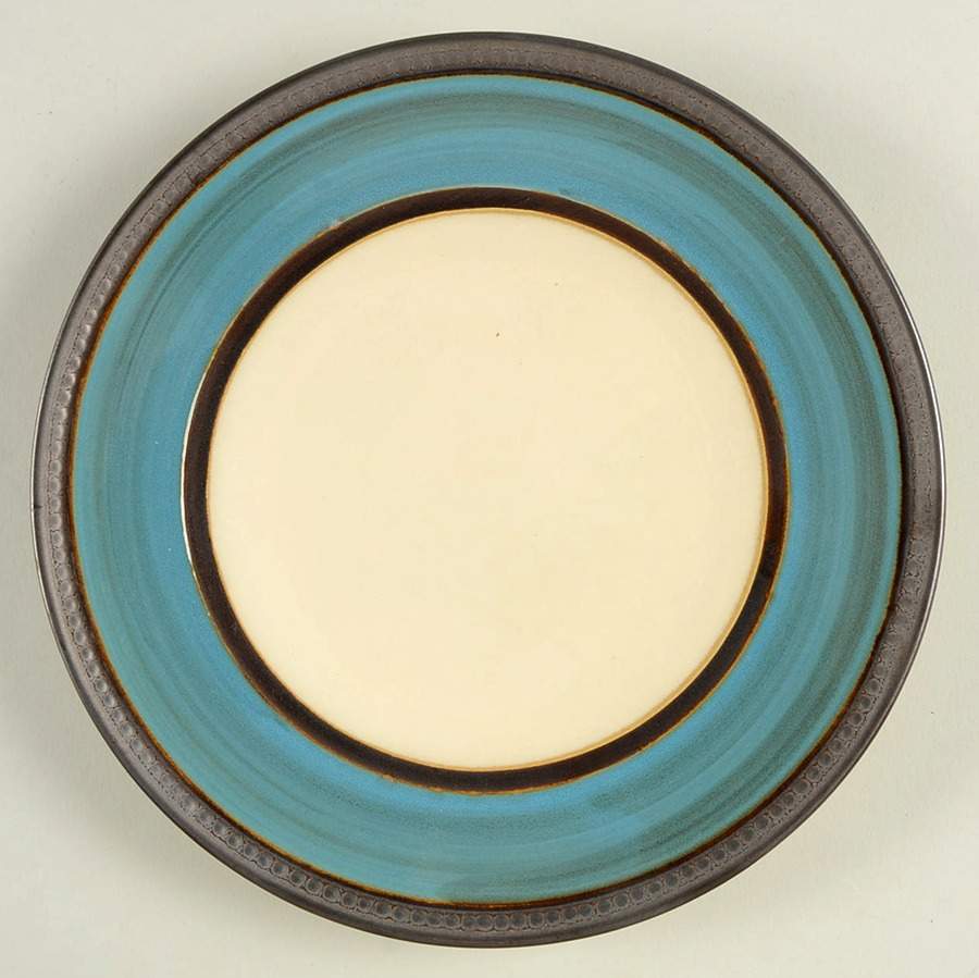 Catalina Turquoise Salad Plate by Pfaltzgraff-1
