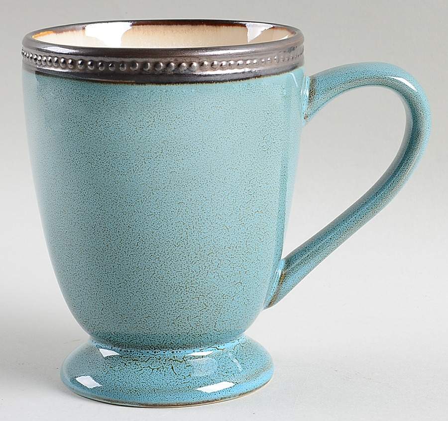 Catalina Turquoise Mug by Pfaltzgraff-1