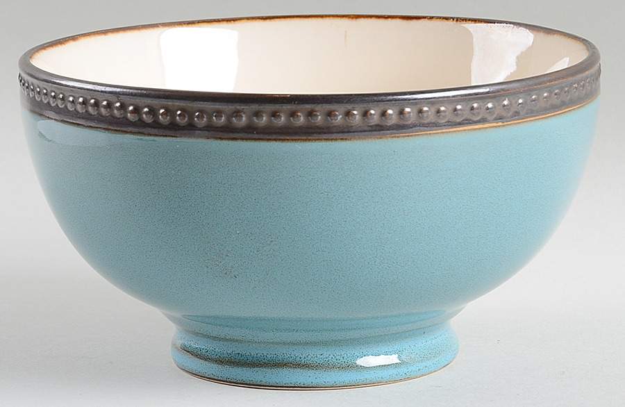 Catalina Turquoise Soup/Cereal Bowl by Pfaltzgraff-1