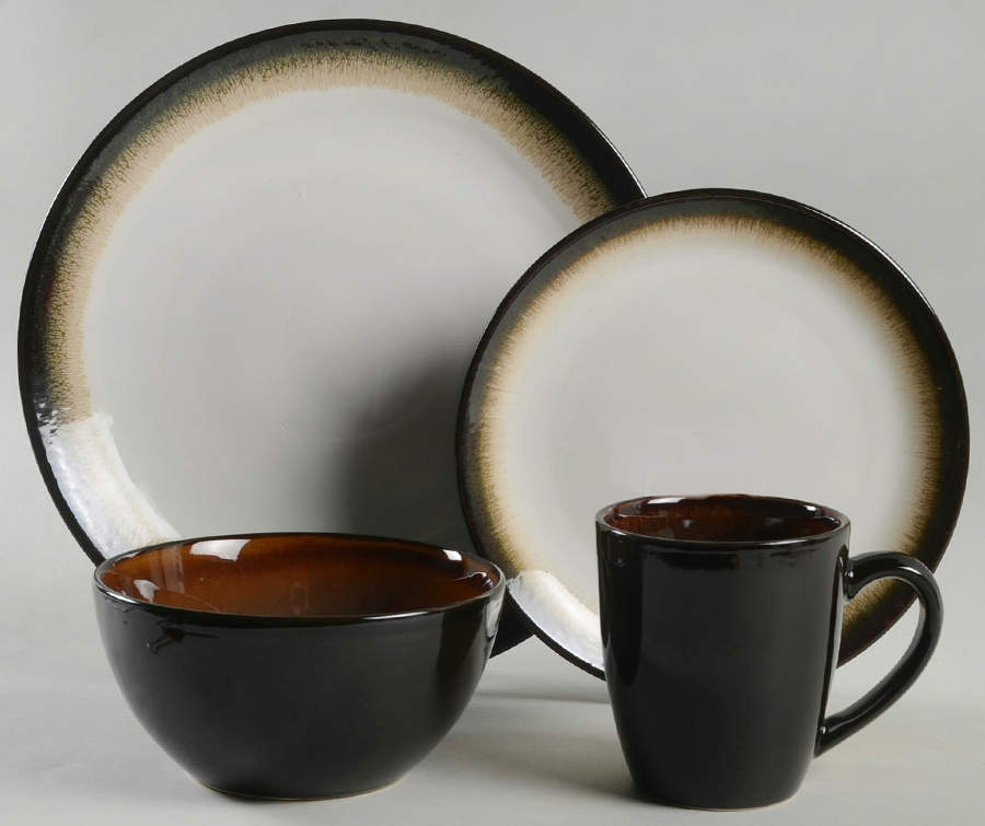 Lunar Green 4 Piece Place Setting by Pfaltzgraff-1